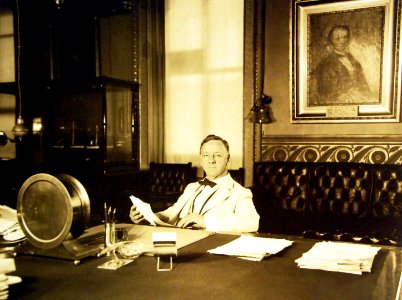 Secretary of the Navy Josephus Daniels’ Office at the State, War and Navy Building, 1918 (27586197975) photo