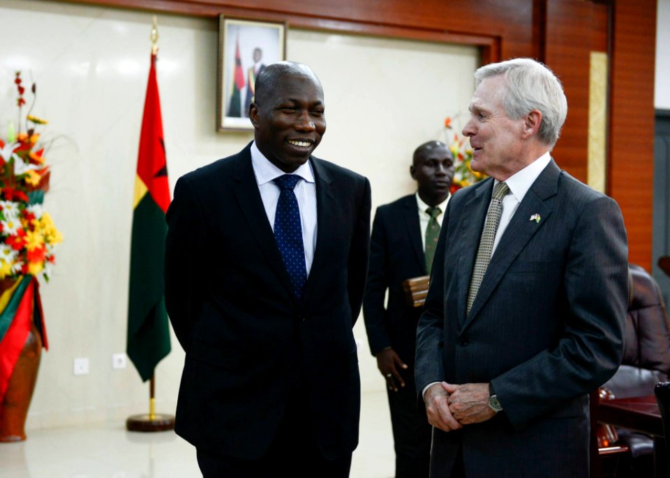 Secretary of the Navy visits Guinea-Bissau 150709-N-AC887-002