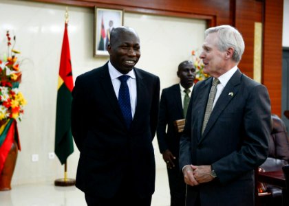 Secretary of the Navy visits Guinea-Bissau 150709-N-AC887-002