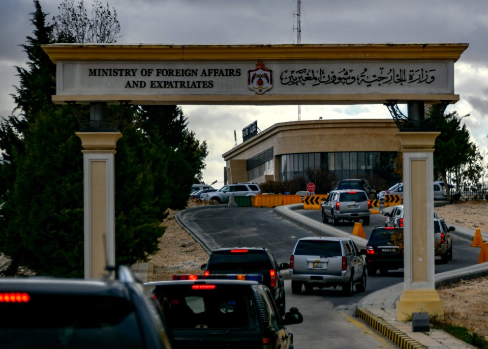 Secretary Pompeo Arrives at the Ministry of Foreign Affairs in Jordan