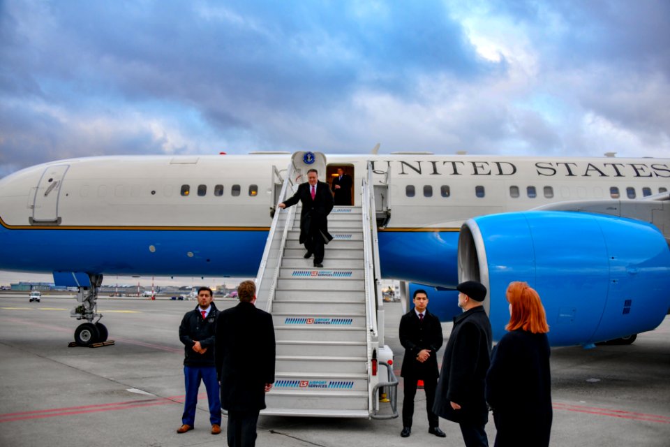 Secretary Pompeo Arrives in Poland - 47021288672