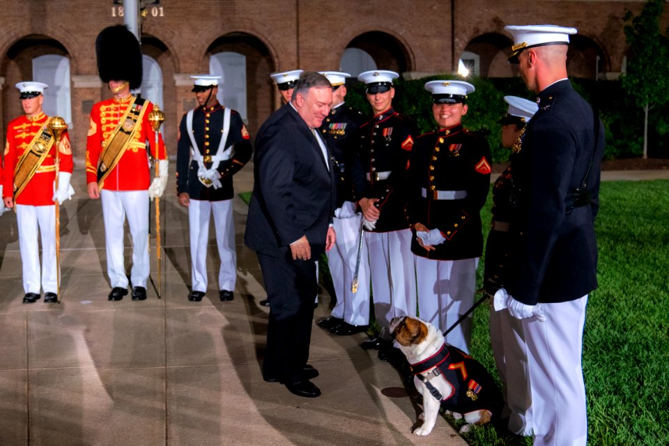 Secretary Pompeo Attends Evening Parade - 48212653806