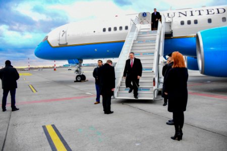 Secretary Pompeo Arrives in Poland