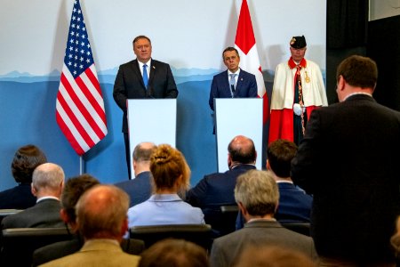 Secretary Pompeo Holds Press Availability with Swiss Foreign Minister Cassis - 47991317783