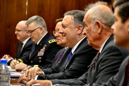 Secretary Pompeo Meets With Defense Minister Benko - 46151536665 photo