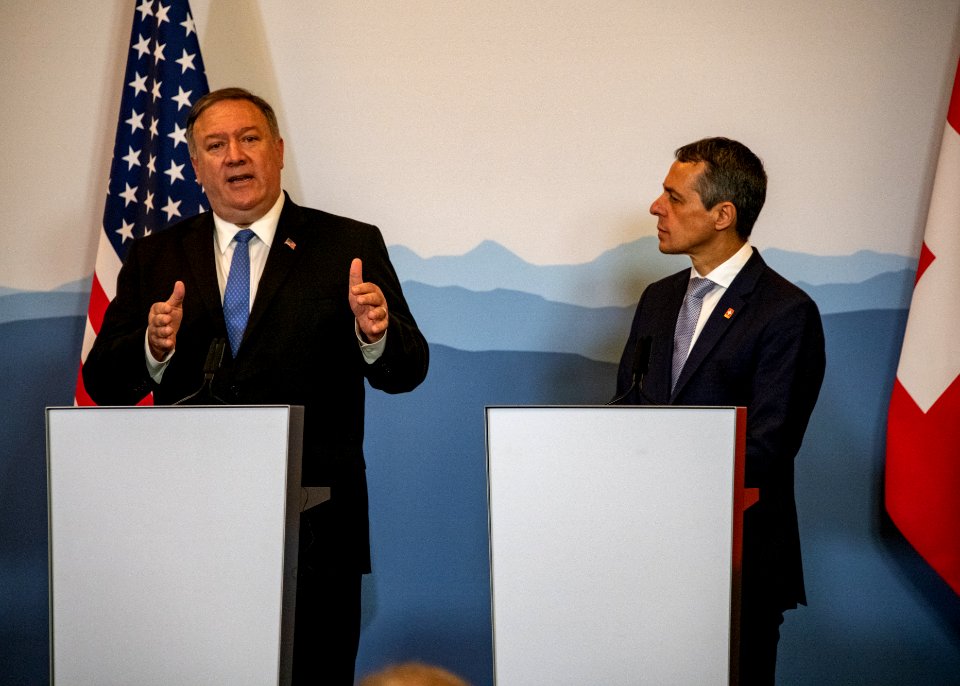 Secretary Pompeo Holds Press Availability with Swiss Foreign Minister Cassis - 47991319198