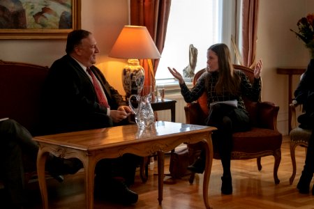 Secretary Pompeo Meets With Iceland Prime Minister Jakobsdottir (47051143962) photo
