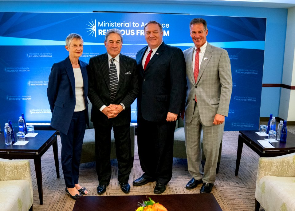 Secretary Pompeo Meets With New Zealand Foreign Minister Peters - 48308834221