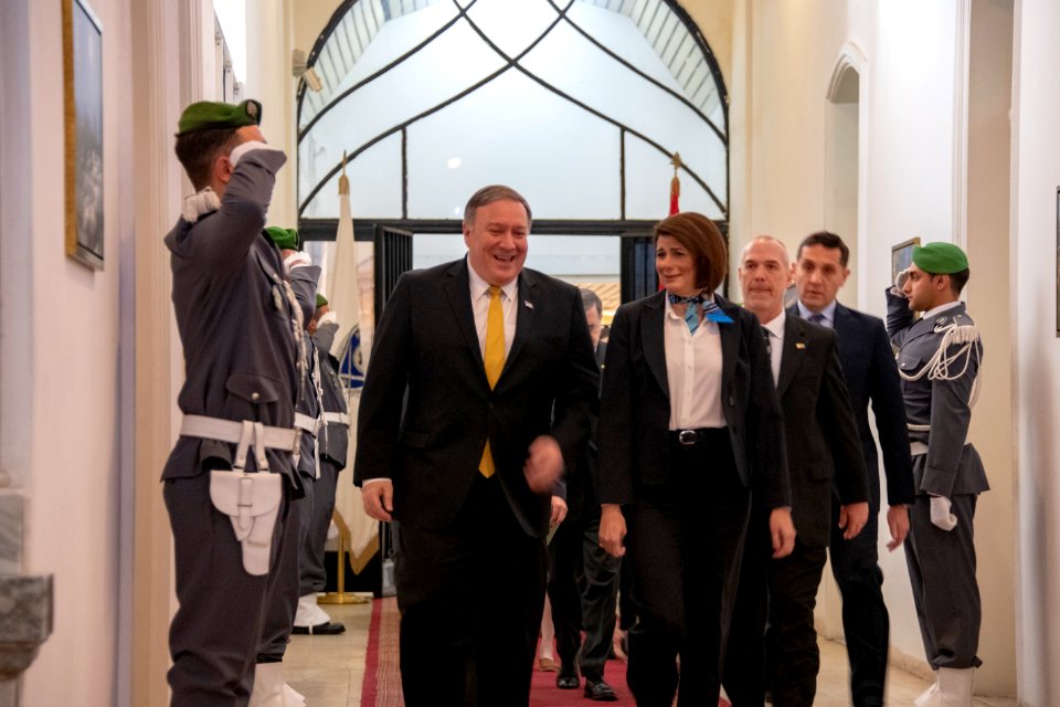 Secretary Pompeo Meets With Minister of Interior Raya El Hassan in Beirut - 46525808975