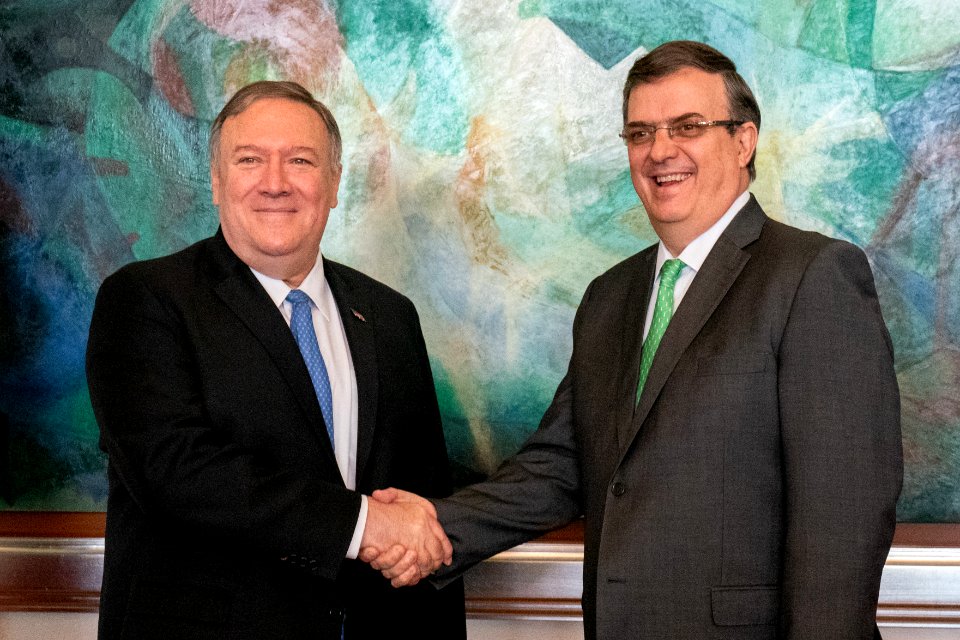 Secretary Pompeo Meets With Mexican Foreign Secretary Ebrard