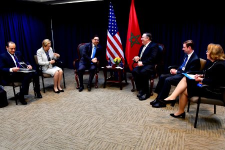Secretary Pompeo Meets With Moroccan Foreign Minister Bourita
