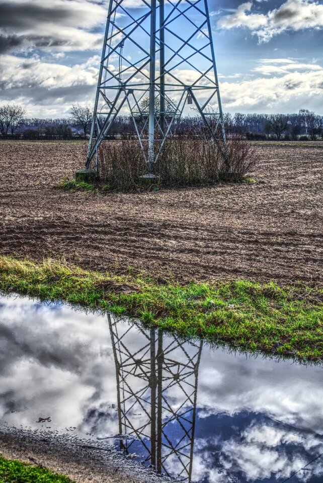 Reflection power poles current