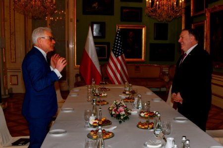 Secretary Pompeo Meets With Polish Foreign Minister Czaputowicz - 33199013908