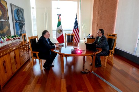Secretary Pompeo Meets With Mexican Foreign Secretary Ebrard - 48339066691