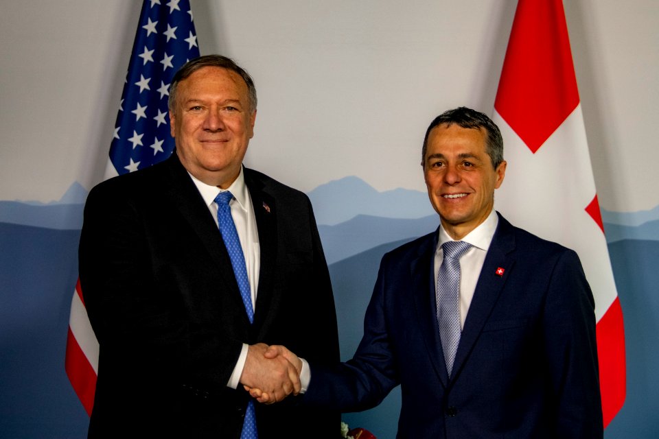 Secretary Pompeo Meets With Swiss Foreign Minister Cassis - 47984529101