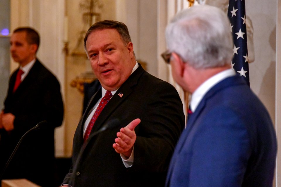 Secretary Pompeo Participates in a Joint Press Conference With Polish Foreign Minister Czaputowicz - 46351007234