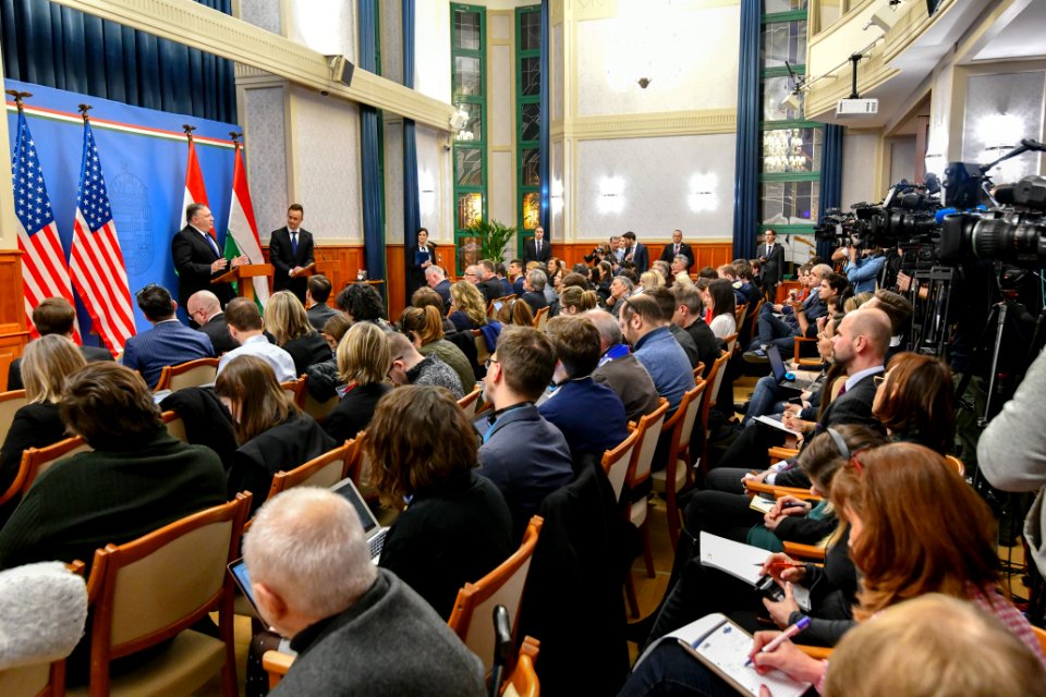 Secretary Pompeo Participates in a Joint Presser