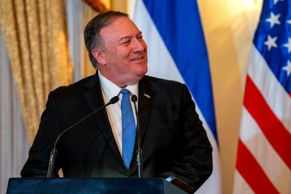 Secretary Pompeo Participates on Joint Press Availability With President Bukele - 48342534647