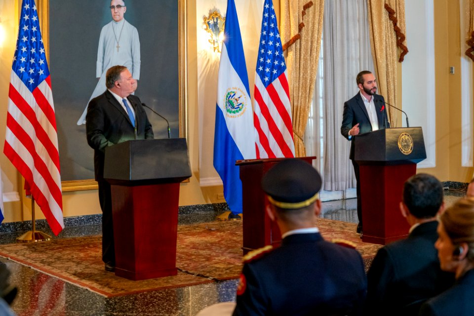 Secretary Pompeo Participates on Joint Press Availability With President Bukele - 48342427296