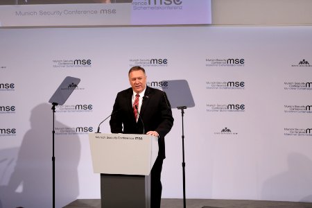 Secretary Pompeo speaks a the MSC 2020 (49557345107)