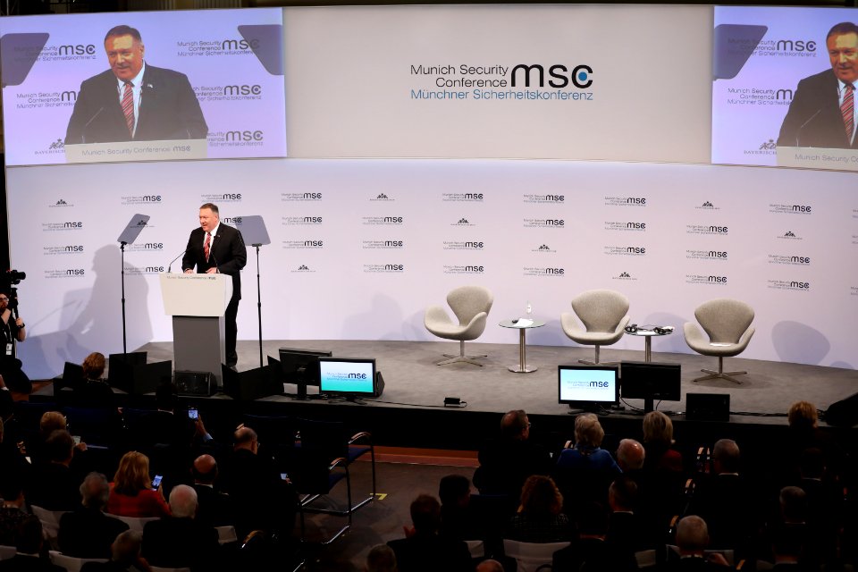 Secretary Pompeo speaks a the MSC 2020 (49556612483)