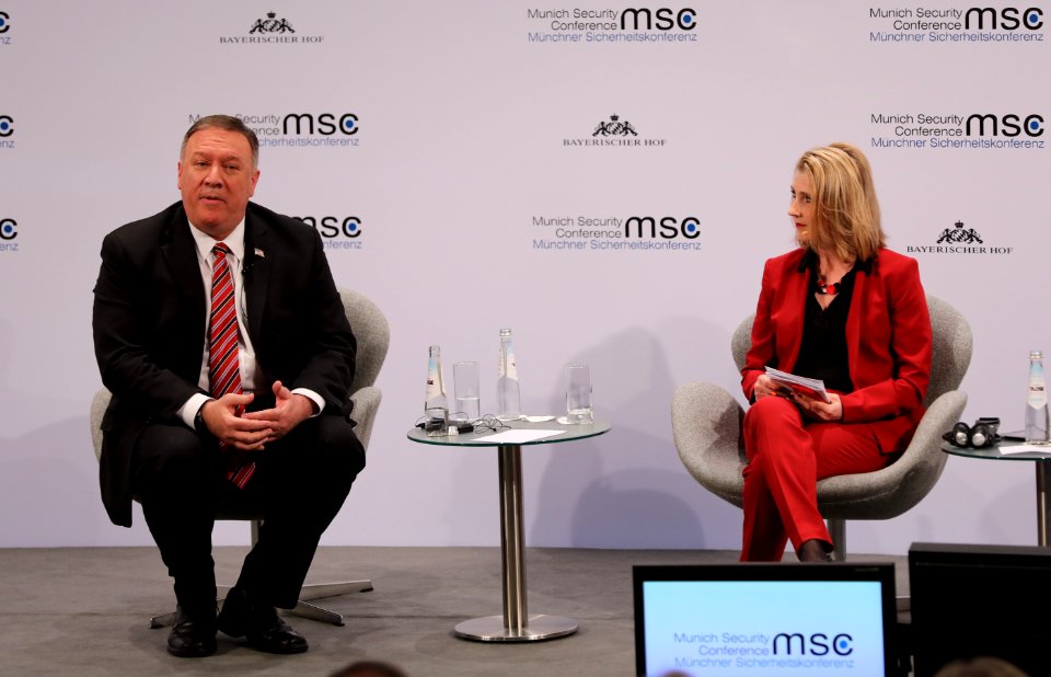 Secretary Pompeo takes questions at the MSC (49556610438)