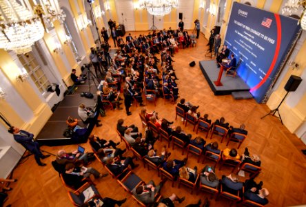 Secretary Pompeo Speak With Young Slovak Leaders at GLOBSEC - 47023017742