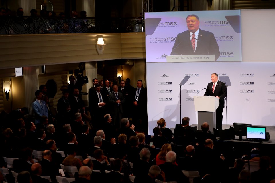Secretary Pompeo speaks a the MSC 2020 (49557344162)