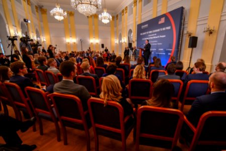 Secretary Pompeo Speak With Young Slovak Leaders at GLOBSEC - 32133450567 photo