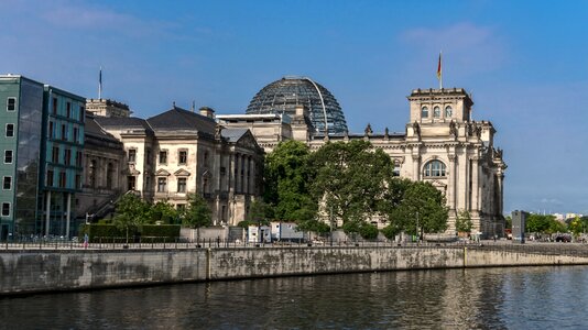 Travel city reichstag building photo