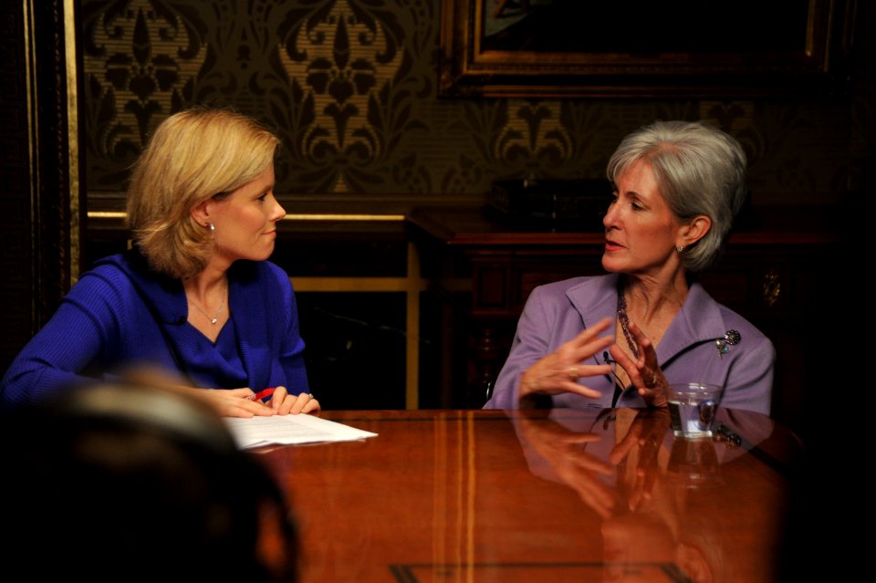 Secretary Sebeblius participates in a Web chat with iVillage's Kelly Wallace to discuss bullying on Thursday March 10
