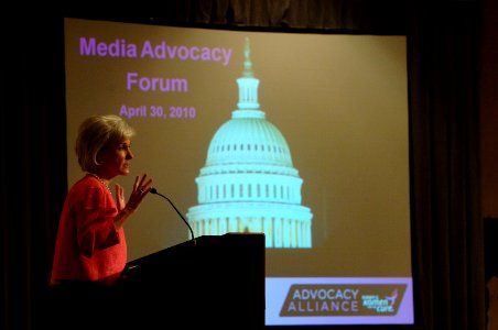 Secretary Sebelius delivers remarks at Komen Lobby Day on Friday April 30, 2010