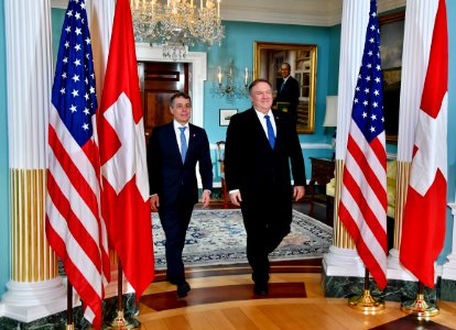 Secretary Pompeo Welcomes Swiss Foreign Minister Cassis to Washington - 46967976382