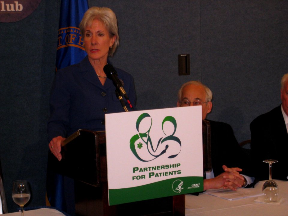 Secretary Sebelius kicks of the Partnership for Patients iniatiative at the National Press Club on Tuesday April 14