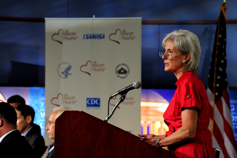 Secretary Sebelius gives remarks at the launch of the Million Hearts Initiative, which aims to prevent 1 million heart attacks and strokes over the next five years