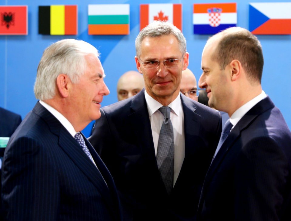 Secretary Tillerson Greets Georgian Foreign Minister Mikheil Janelidze