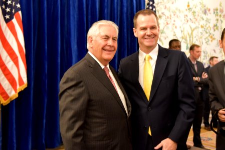 Secretary Tillerson Meets With Diplomats and Staff of the Tri-Mission - 37965832755