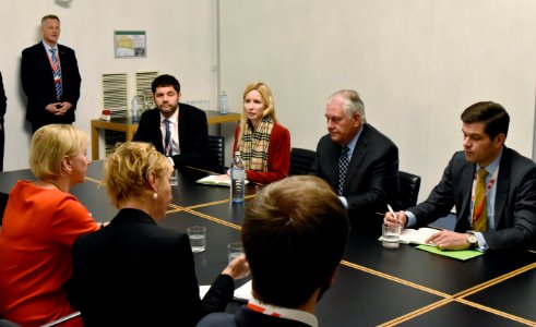 Secretary Tillerson Meets With Swedish Foreign Minister Wallström in Austria