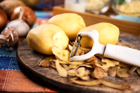 Potato cooking vegetable photo