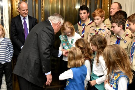 Secretary Tillerson Meets With Girl Scouts and Boy Scouts in Vienna - 38196968214 photo