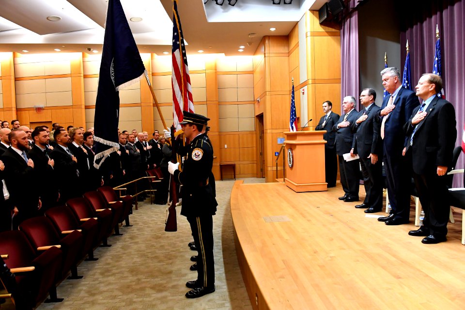 Secretary Tillerson Participates in the Pledge of Allegiance