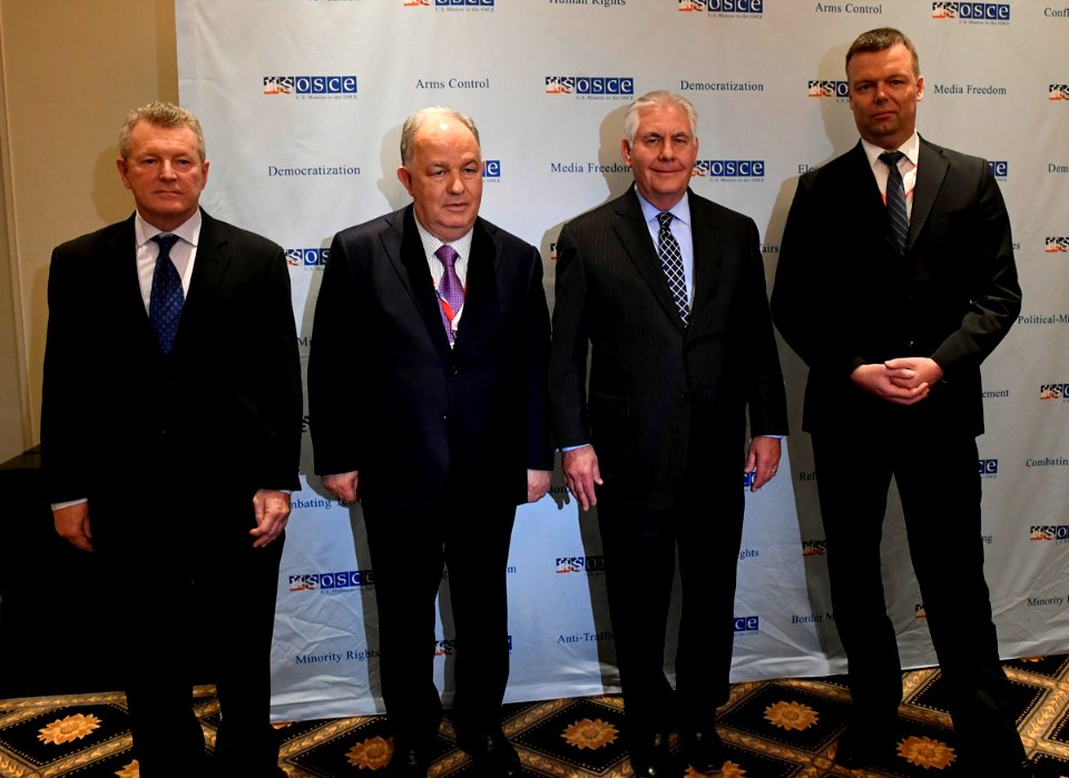 Secretary Tillerson Meets With the Leadership of the OSCE Special Monitoring Mission in Vienna