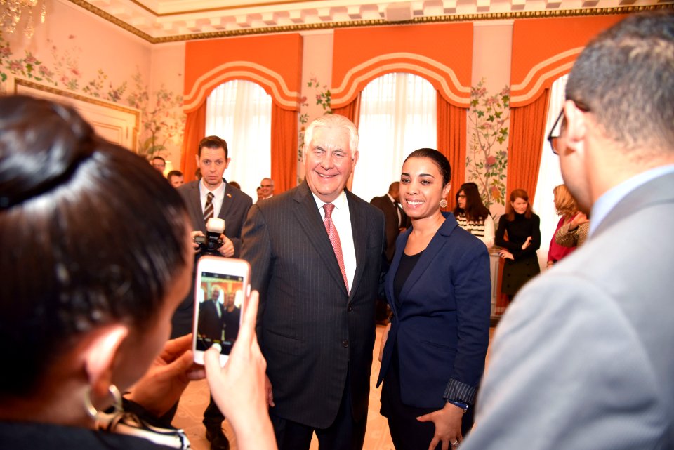 Secretary Tillerson Meets With Diplomats and Staff of the Tri-Mission