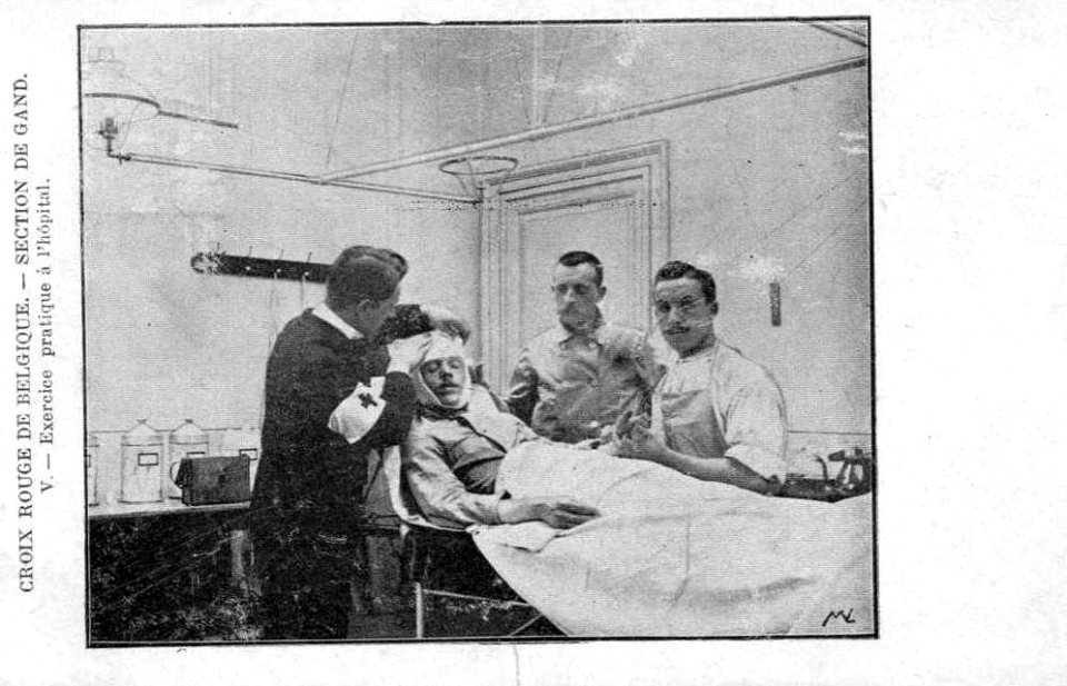 Section de Gand. Exercice pratique à l'hôpital