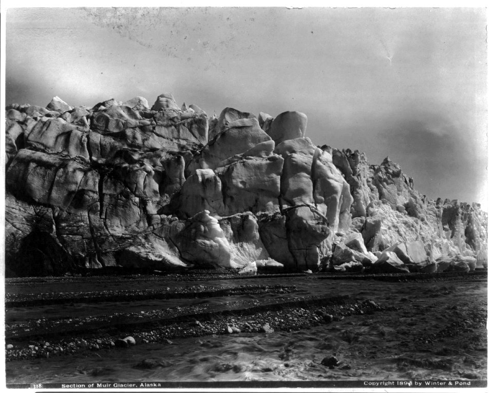 Section of Muir Glacier, Alaska LCCN2006675919