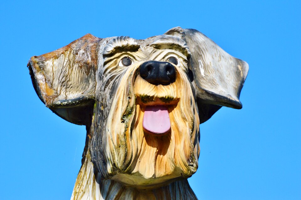 Schnauzer sculpture art