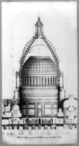 Section through dome of U.S. Capitol LCCN2002717966 photo