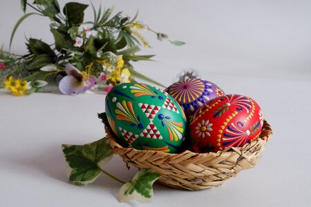 Happy easter easter egg painting spring