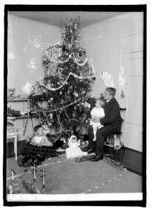 Secty. Davis, Christmas tree, (1921) LCCN2016845907
