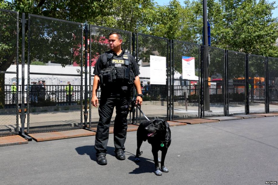 Security at day 2 of the 2016 RNC